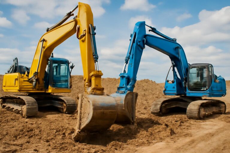 XCMG vs Komatsu: сравнение экскаваторов
