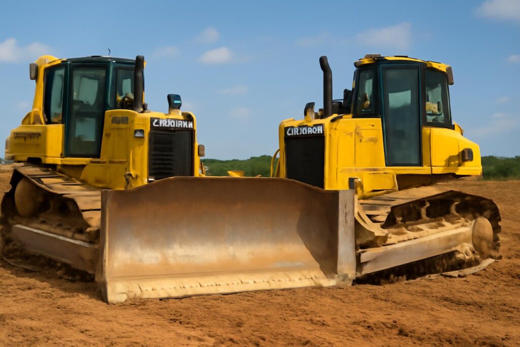 Caterpillar vs Komatsu: какой бульдозер лучше