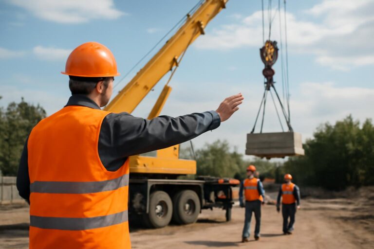 Сигнальщик крановых работ: обязанности, требования, ошибки