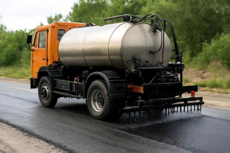 Гудронатор: устройство и работа дорожной техники